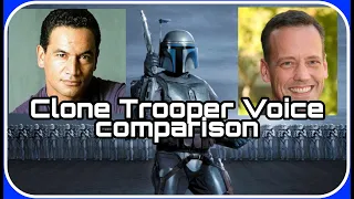 Dee Bradley Baker Vs. Temuera Morrison - Clone Troopers