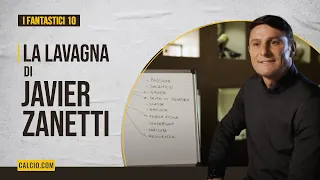 La lavagna di Javier Zanetti - I Fantastici 10