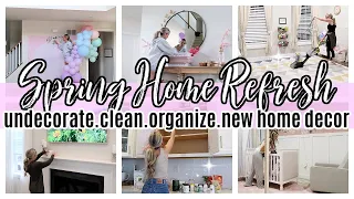 *NEW* SPRING HOME REFRESH UNDECORATE CLEAN ORGANIZE DECORATE WITH ME TIFFANI BEASTON HOMEMAKING 2023