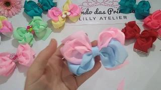 Laço Lilly 🎀Fácil Lindo para Tiara e Bico de Pato