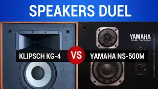 Loudspeakers Duel   Klipsch KG4 vs Yamaha NS 500M