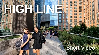 NEW YORK CITY Walking Tour [4K] - HIGH LINE (Short Video)