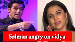salman khan angry on vidya balan for marige  full comedy