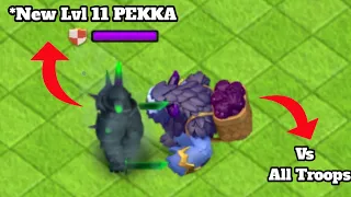 New Max Level 11 PEKKA Vs Max Troops | Coc Update | Townhall 16 | Clash Of Clans
