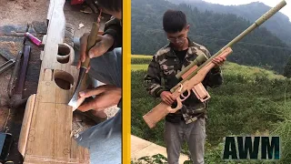 AWM How To Make DIY Wooden Gun