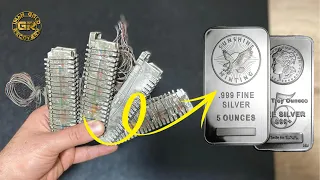 Silver Recovery from Telephone Switchboard Connectors | Silver Recovery
