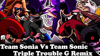 FNF | Triple Gender - Sonia.EXE Vs Sonic.EXE / REBORN (Sonic.exe Genderswap) | Mods/Hard/Gameplay |