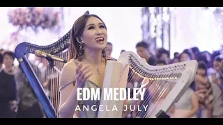 ANGELA JULY | EDM [Medley] (Vocal and Harp Live Performance)