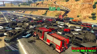 GTA 5: Longest Chain of Explosions (without Weapons)