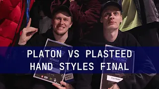 Plasteed vs Platon hand styles final Back to the future battle 2021