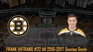 Frank Vatrano - NHL Season 2016/2017 (All Goals)