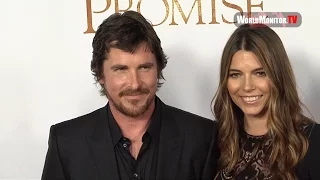 Batman Christian Bale and Lovely wife Sibi Blazic at 'The Promise' LA premiere