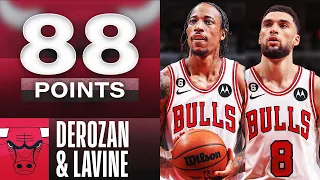 DeMar DeRozan (49) & Zach LaVine (39) Combine For Historic 88 Points In Bulls W! | March 17, 2023