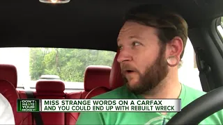 These two words on a Carfax report may mean there's a problem