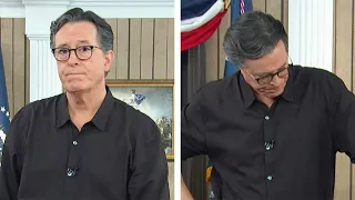 Stephen Colbert Gets CHOKED UP Over President Trump's Speech