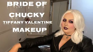 Bride of Chucky - Tiffany Valentine makeup tutorial | HALLOWEEN tutorial | easy halloween makeup