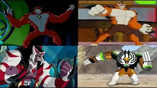 Ben 10: All Rath/Tigerizer Transformations