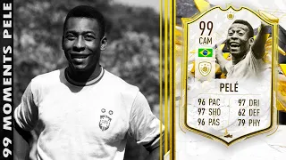 99 ICON MOMENTS PELE PLAYER REVIEW - FIFA 22 ULTIMATE TEAM