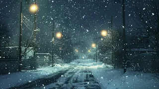 Snowy Stillness Symphony - 3 Hours of Snowstorm Peace & Meditation