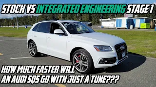 Audi SQ5 1/4 Mile Comparison - Stock VS Integrated Engineering Stage 1 91 VS Stage 1 93