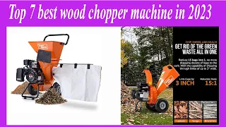 ✅Top 7 best wood chopper machine in 2023