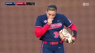 Arizona vs Arkansas Game 1  | Women Softball Feb 23,2023