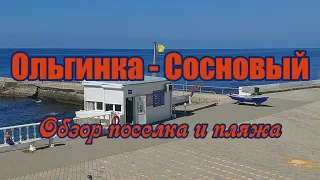 ОЛЬГИНКА - СОСНОВЫЙ / Обзор поселка и пляжа