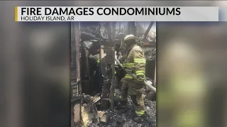 Holiday Island, Arkansas Condominium Complex Sustains Heavy Fire Damage