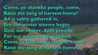 Come, Ye Thankful People, Come (Tune: St George's Windsor - 4vv) [with lyrics for congregations]