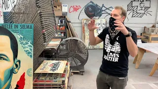 NEW DEAL x SHEPARD FAIREY STUDIO VISIT 2020