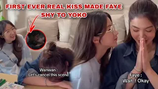 FAYE and YOKO BEHIND THE SCENE REACTION TO EPISODE 5 | Blank the Series | Sweet moments