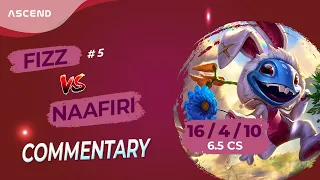 This is how you play against Naafiri. Fizz Counter Naafiri mid - Fizz vs Naafiri Commentary