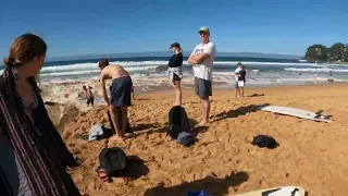 HUGE stationary wave at Avoca lagoon raw footage!