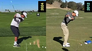 Anthony Kim Slow Motion Swing Liv 2024 vs 2012 PGA Comparison | Down the Line