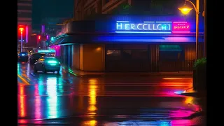 City of Neon Dreams: A Journey through Late-Night Solitude