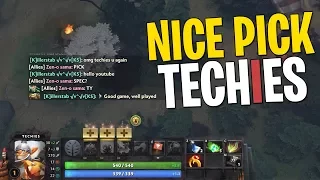 Nice Pick Techies - DotA 2 Full Match