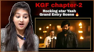 KGF Chapter 2 Mass INTRO SCENE REACTION | Rocking Star Yash | Prashanth Neel 