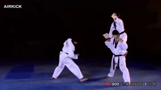 spinning  900 Degree kick