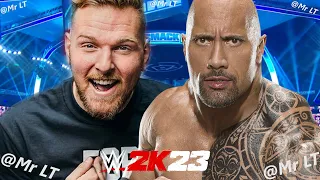 THE ROCK vs PAT MCAFEE WWE 2K23