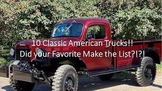 Top 10 Classic American Trucks Ever Built