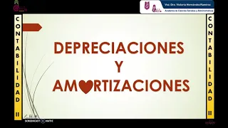 Depreciaciones y amortizaciones