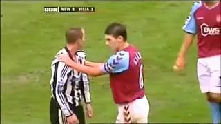 Newcastle players start fighting eachother!