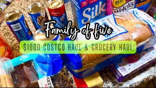 $1000 COSTCO HAUL & ￼GROCERY HAUL | family of 5 grocery haul