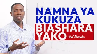 NAMNA YA KUKUZA BIASHARA YAKO  - JOEL NANAUKA