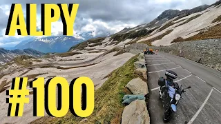 MotoVlog #100 - Přes Plnou Kolem Fízlů / 10 Euro / Alpy / Šest Stupňů / 700 Km / 2500 m.n.m.