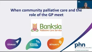 EMPHN x Banksia Palliative Care Service - When community palliative care and the role of the GP meet