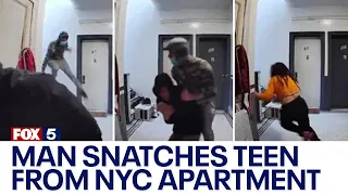 Man snatches teen from NYC apartment, mom fights back