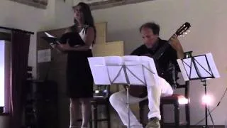 Franz Schubert: Ständchen, Claudia Carletti soprano, Massimo Agostinelli guitar