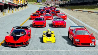 Porsche 917 Super Kart vs Ferrari Hypercars at Magione