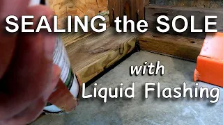 Sealing the Sole Plate with Huber ZIP System Liquid Flash